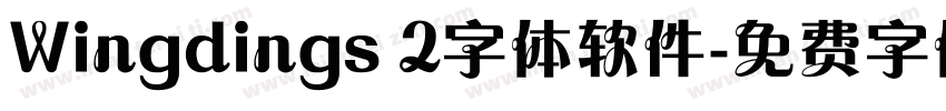 Wingdings 2字体软件字体转换